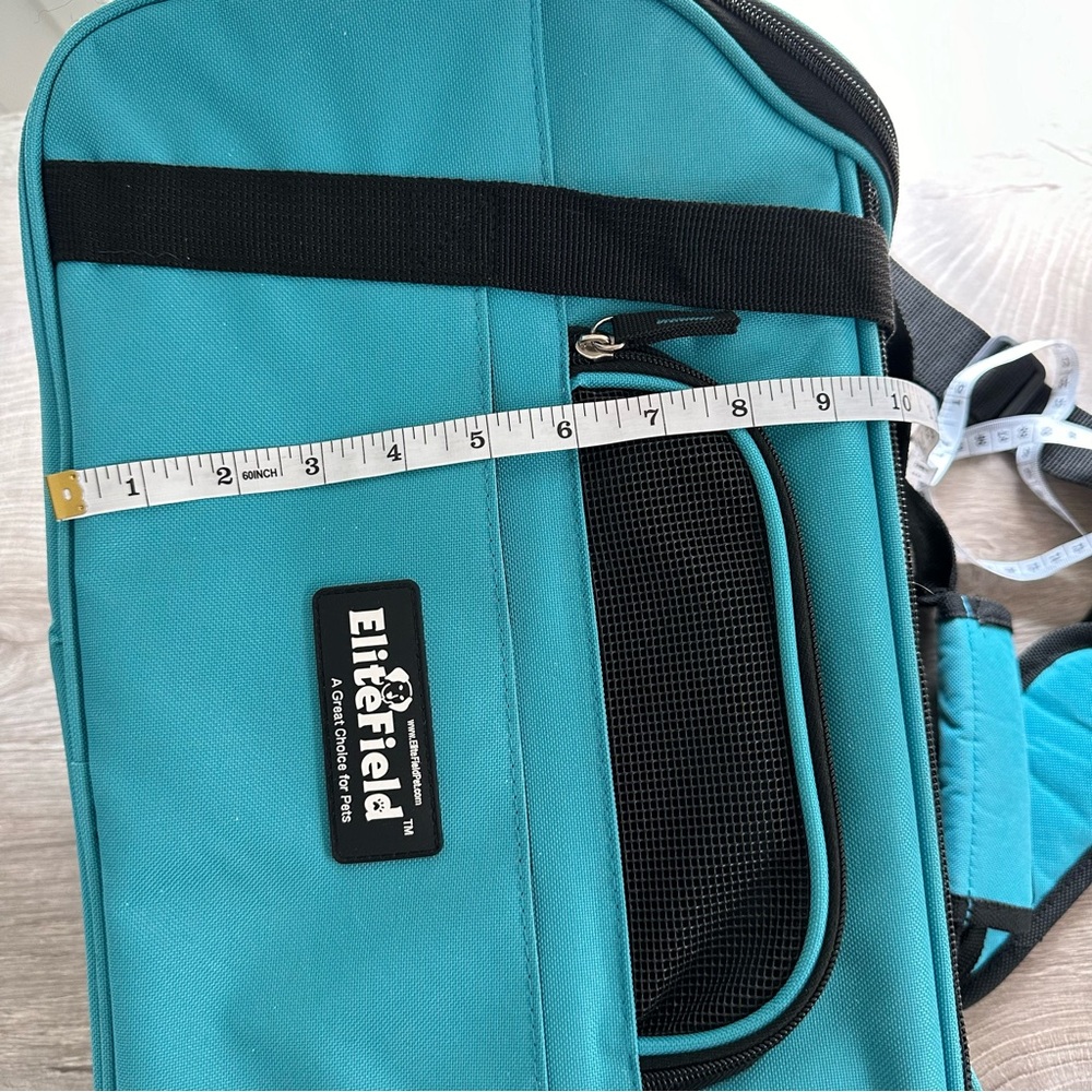 ELITE FIELD Soft Sided Pet Carrier Sky Blue - Picture 14 of 15